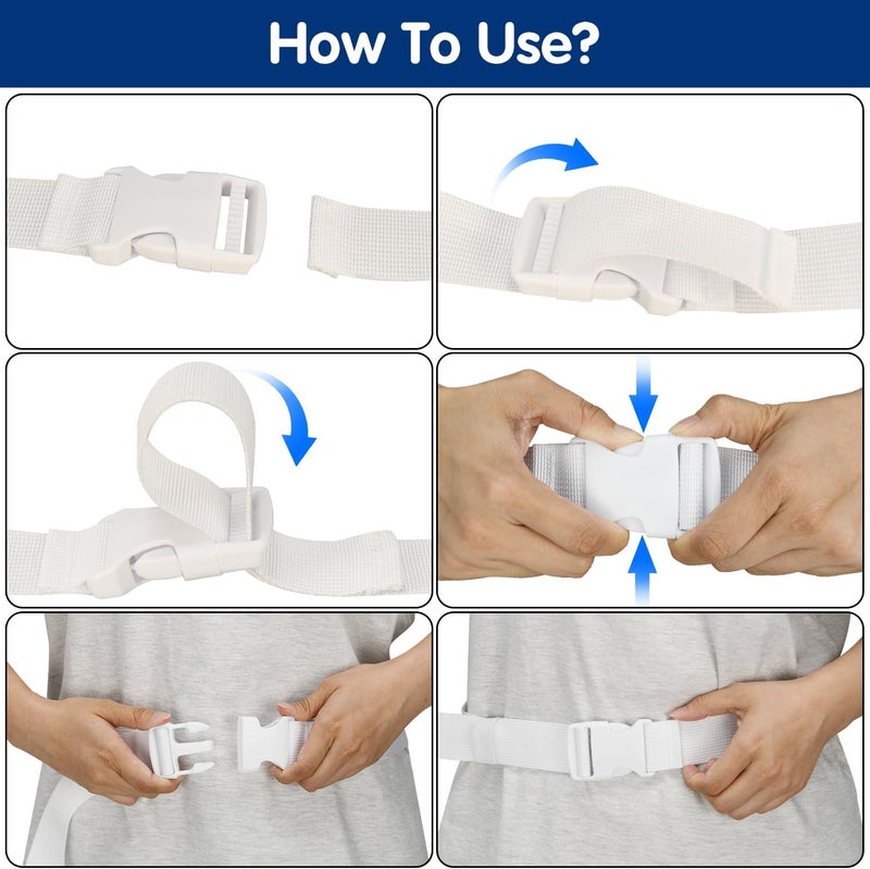 DkOvn 2 Pack Football Belts, 52 to 57 Inches Long, with Stainless Steel D Rings, for Youth, Adults - Image 3